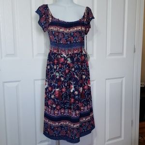 Knox Rose womens spring summer boho dress size M